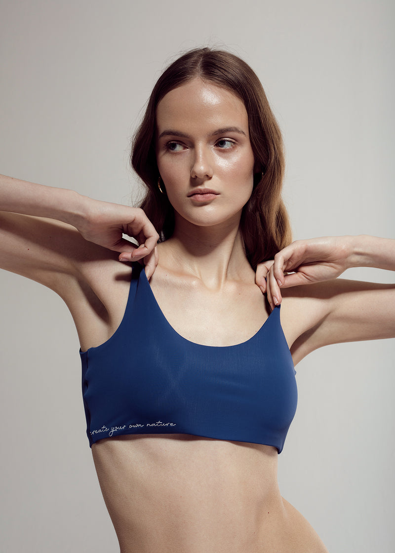 NEDU BIKINI TOP IN NAVY BLUE